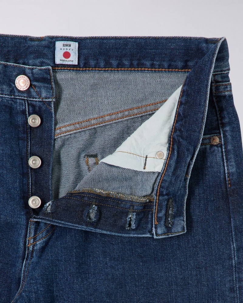 Edwin Slim Tapered Jeans Yoshiko Blue...