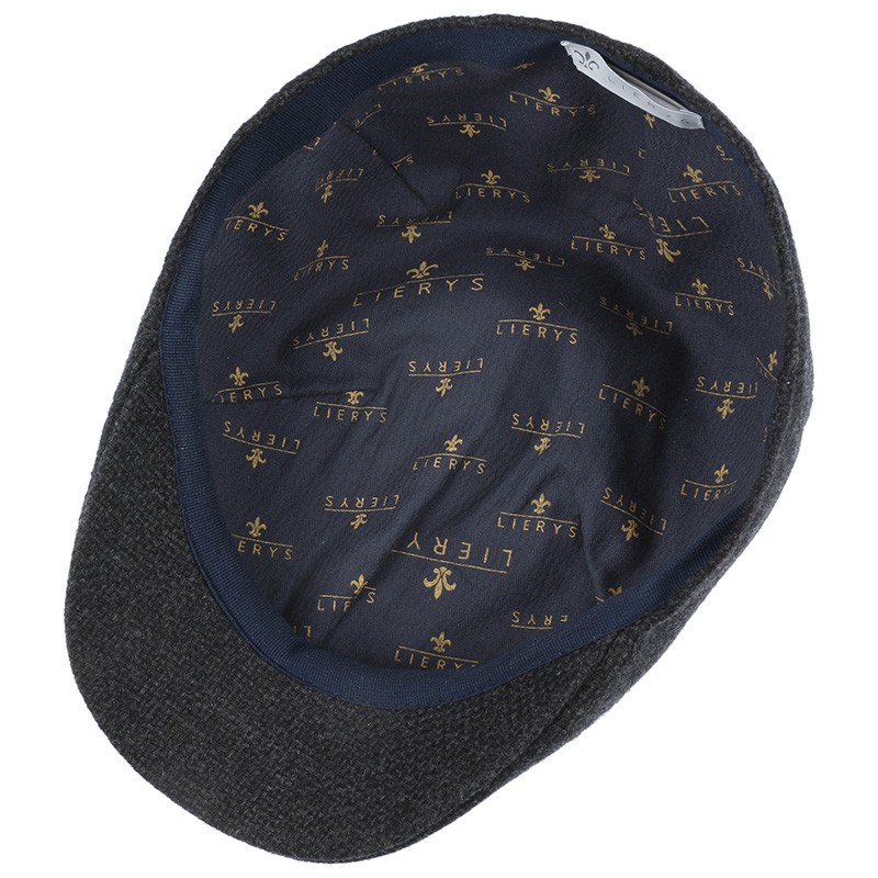 Lierys Wool/Cashmere Duck Cap Grey