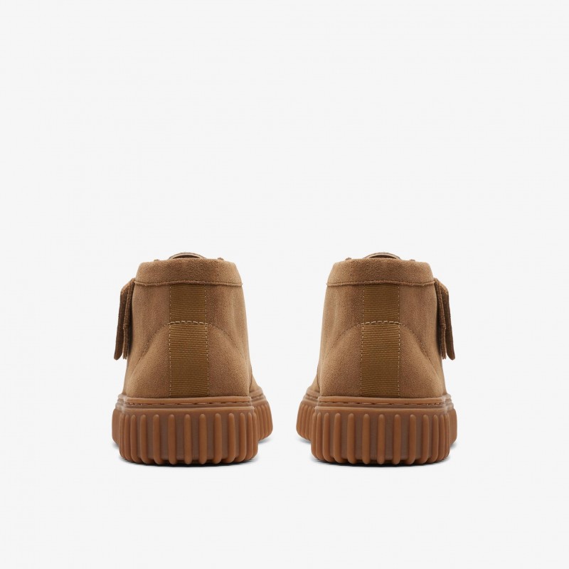Clarks Torhill Hi Dark Sand Suede