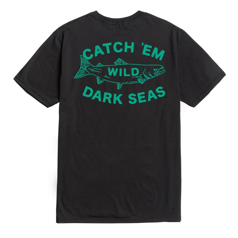Dark Seas Catch Em Tee Black