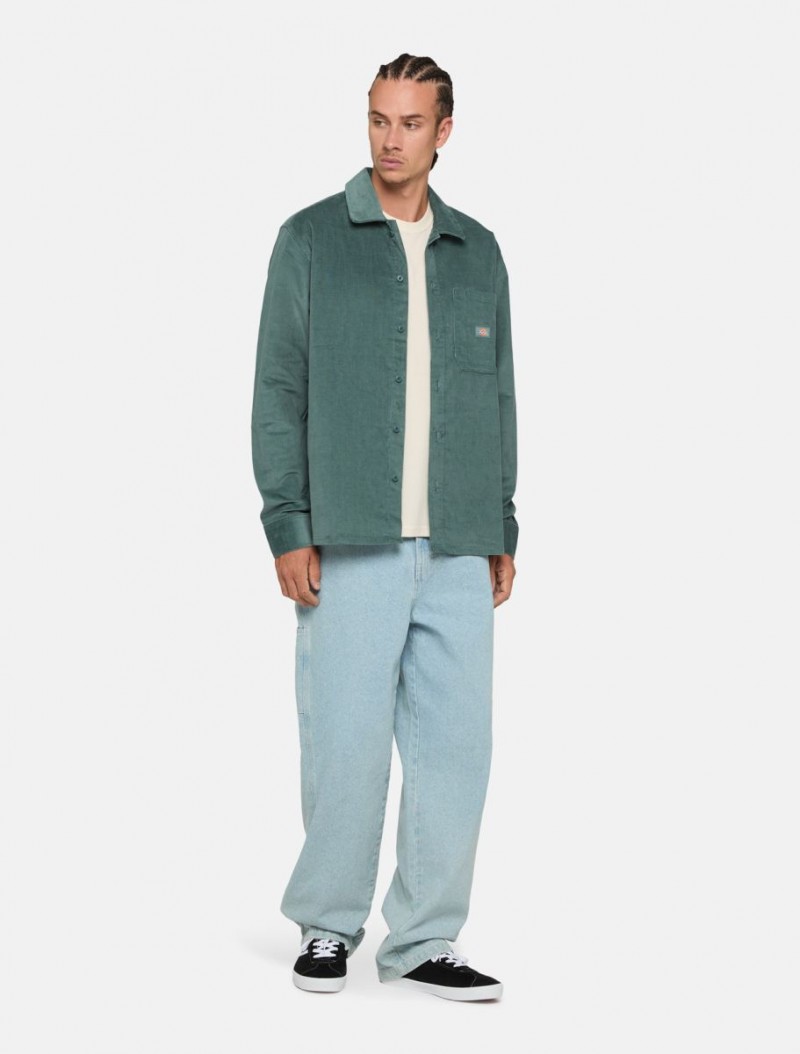 Dickies Corduroy Shirt Lincoln Green