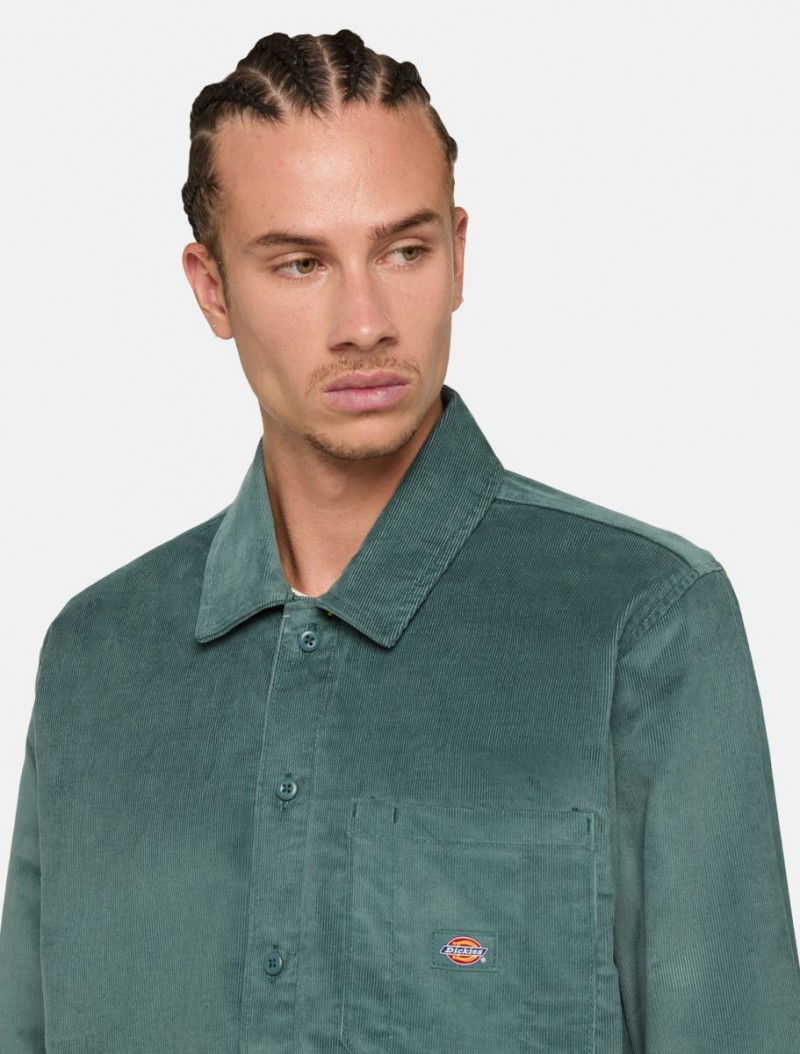 Dickies Corduroy Shirt Lincoln Green