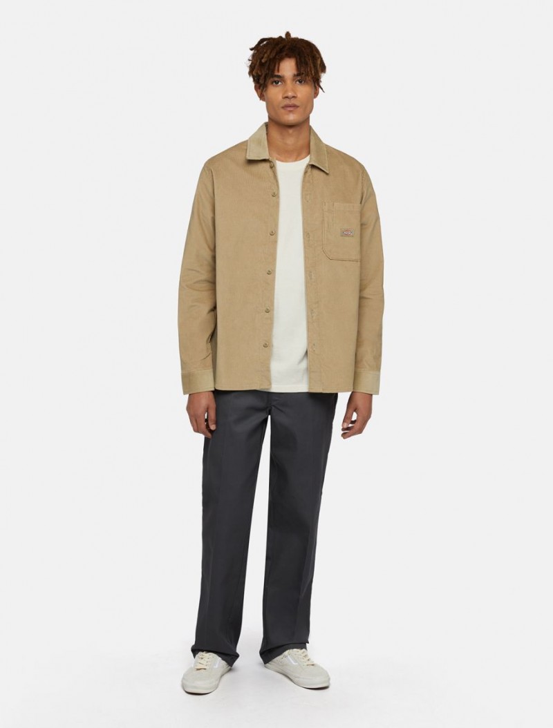 Dickies Corduroy Shirt Khaki