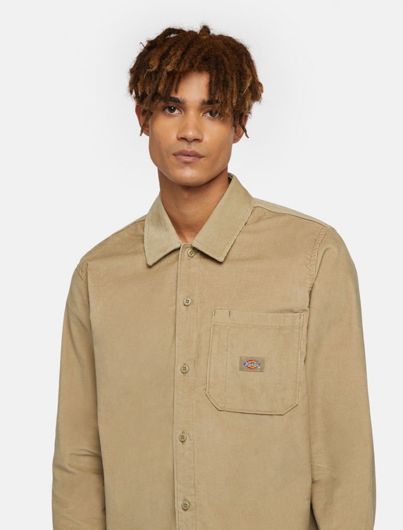 Dickies Corduroy Shirt Khaki