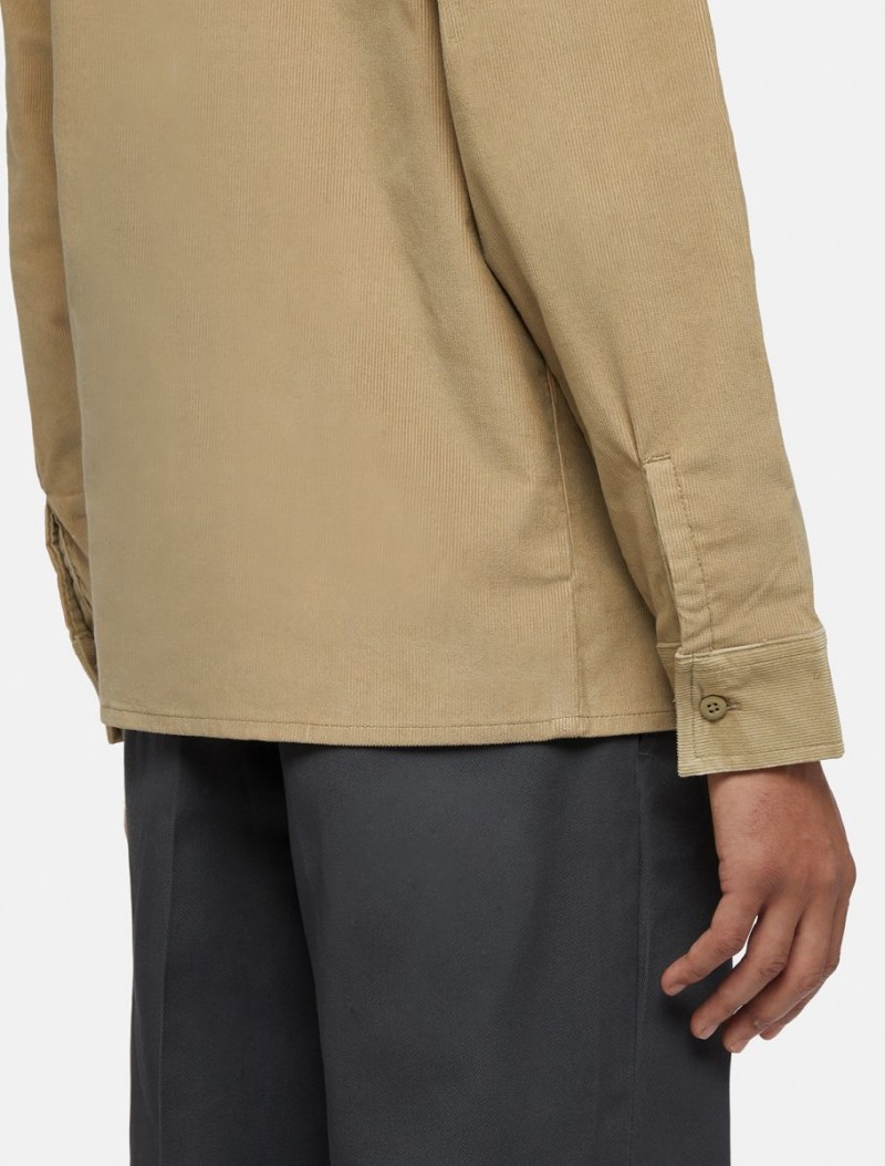 Dickies Corduroy Shirt Khaki