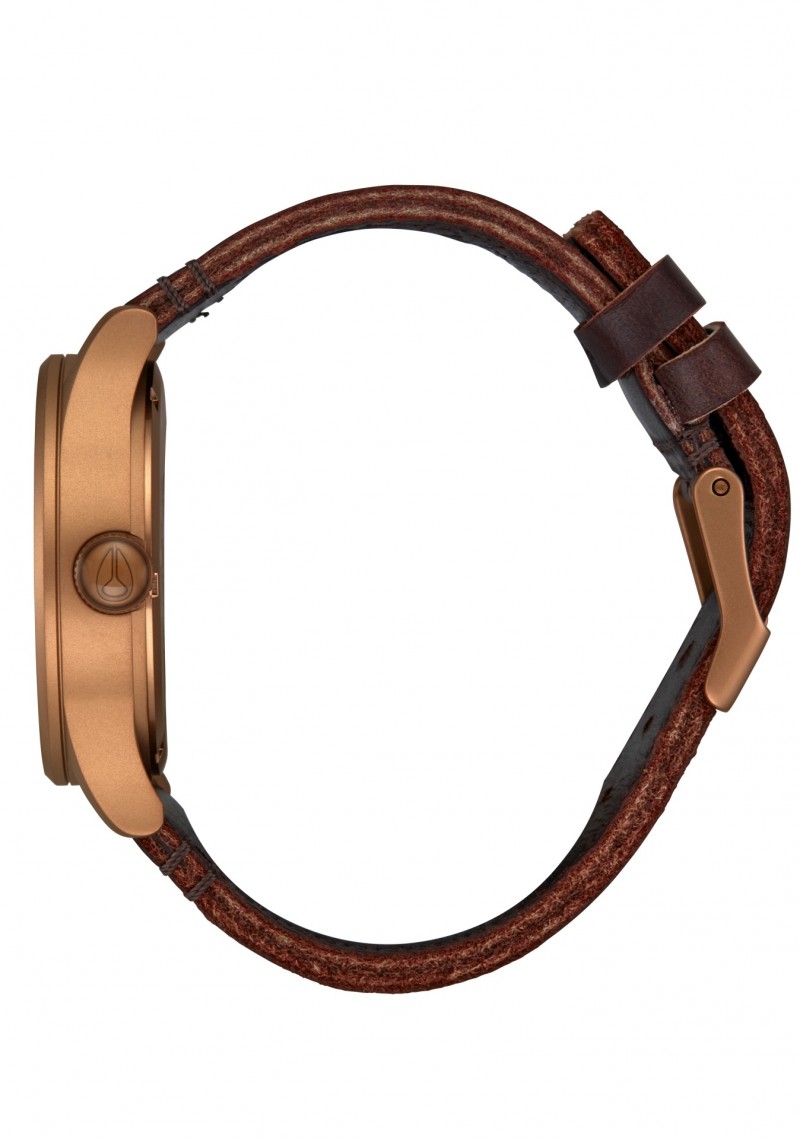 Nixon Sentry Leather Bronze/Black