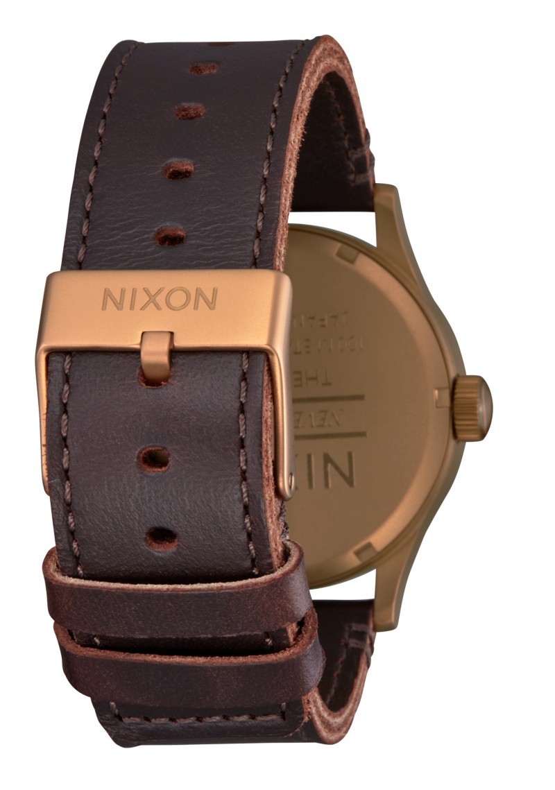 Nixon Sentry Leather Bronze/Black