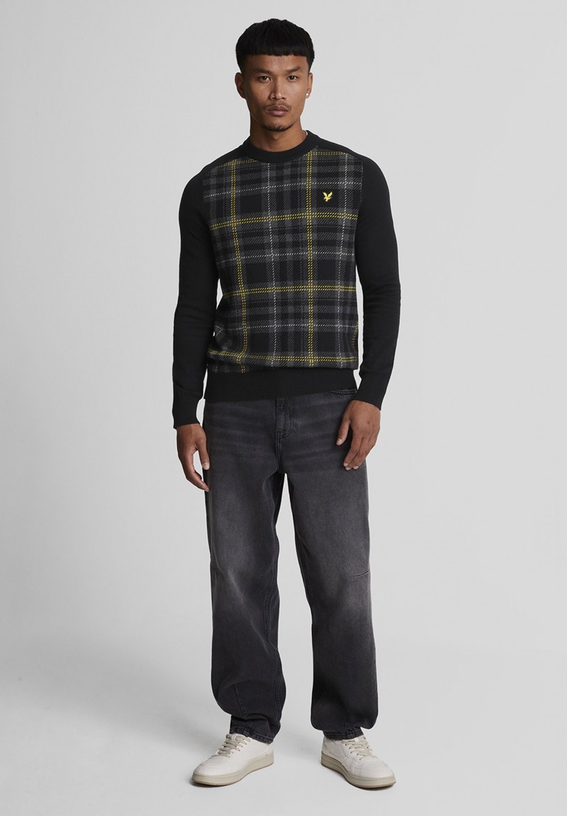 Lyle & Scott Tartan Jumper Sweater...