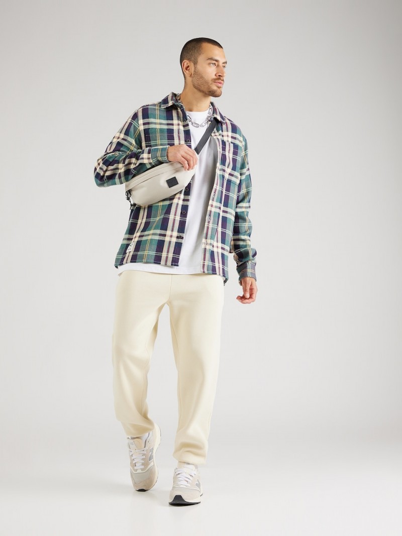 Iriedaily Chillax Lumber Shirt Navy/Wine