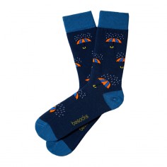 Besocks BeUmbrella Socks Blue