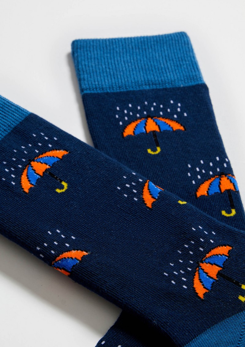 Besocks BeUmbrella Socks Blue