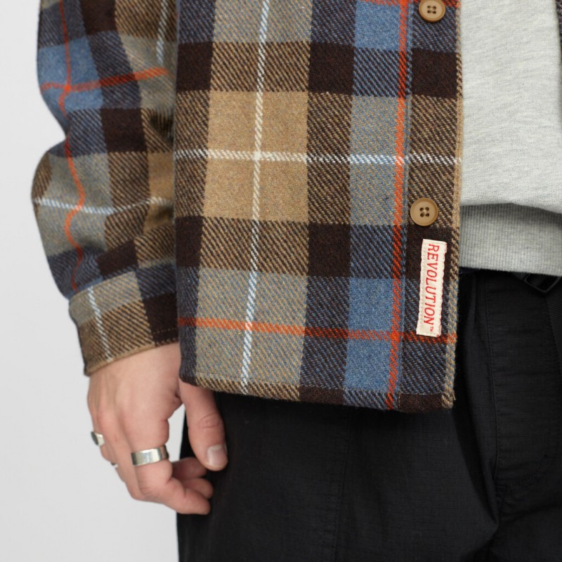 Revolution 3137 Casual Overshirt Khaki