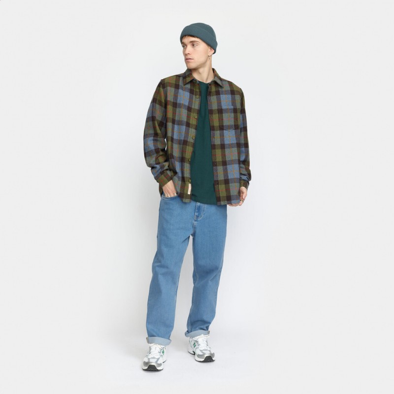 Revolution 3137 Casual Overshirt Green