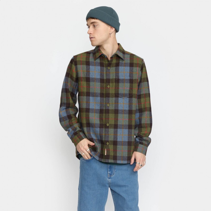 Revolution 3137 Casual Overshirt Green
