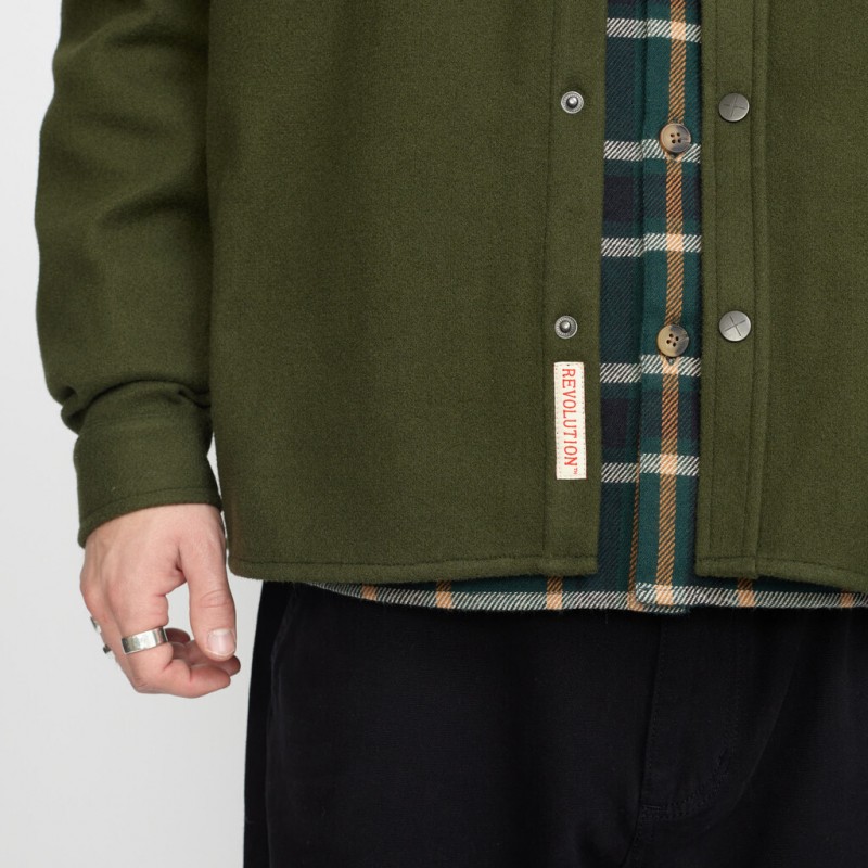 Revolution 3136 Worker Overshirt Army