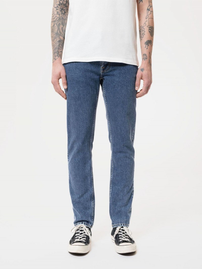 Nudie Jeans Lean Dean Jeans Plain Stone