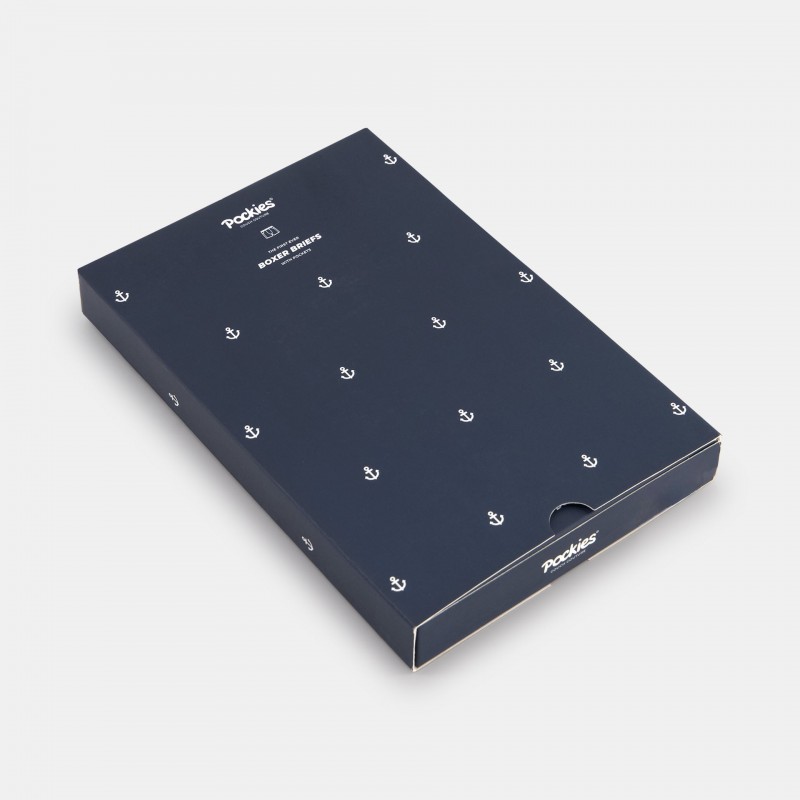 Pockies Anchor Boxer Briefs Navy