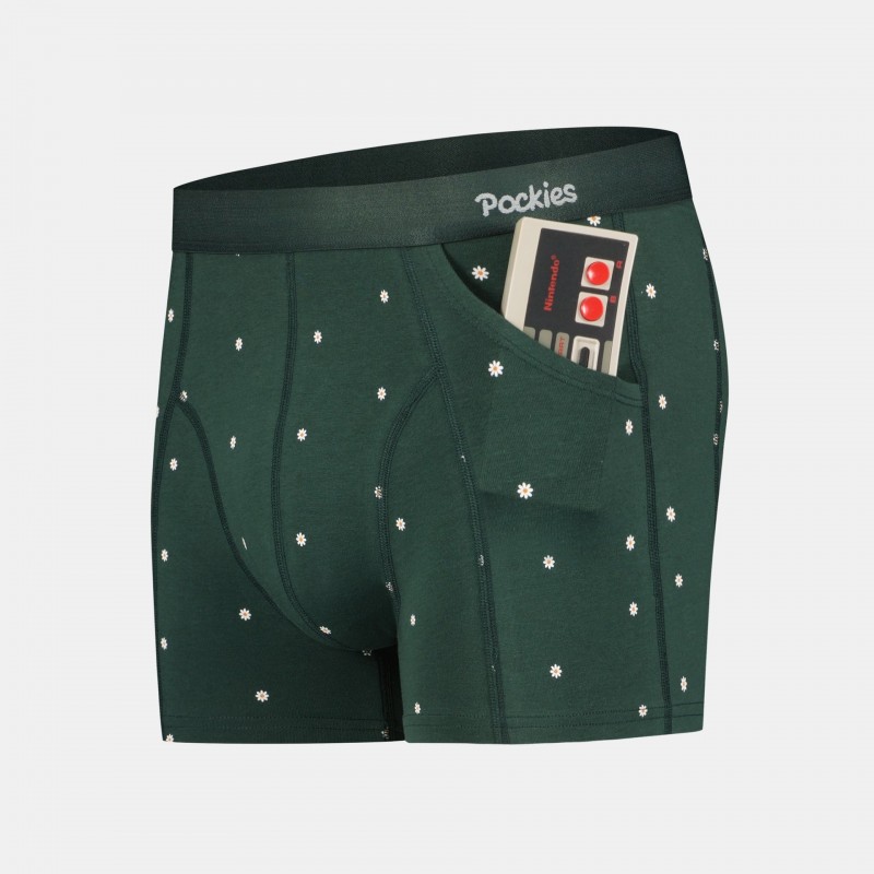 Pockies Daisy Boxer Briefs Green