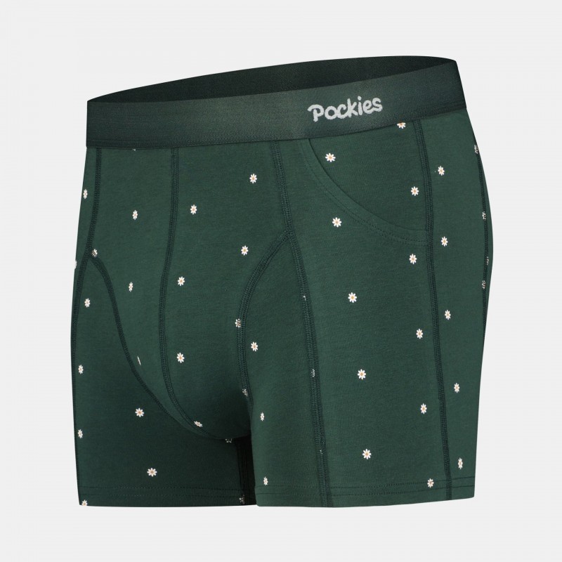 Pockies Daisy Boxer Briefs Green