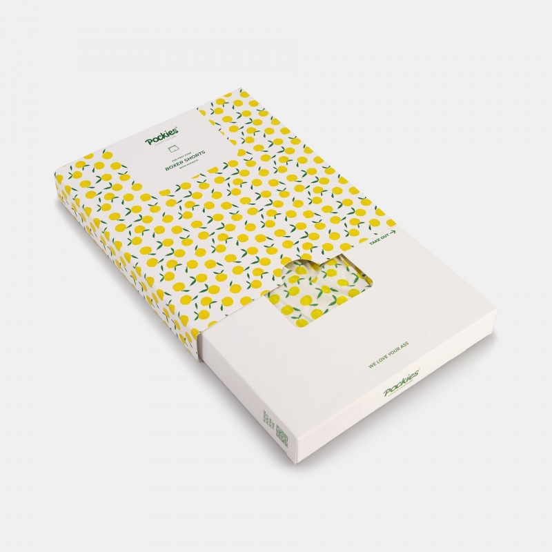 Pockies Lemons Boxer Shorts Yellow