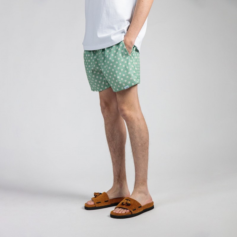 Pockies Daisy Green Boxer Shorts Green