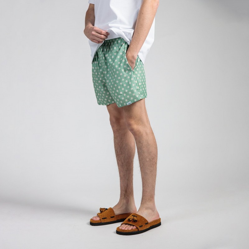 Pockies Daisy Green Boxer Shorts Green