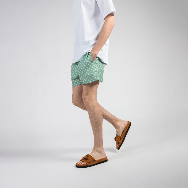 Pockies Daisy Green Boxer Shorts Green