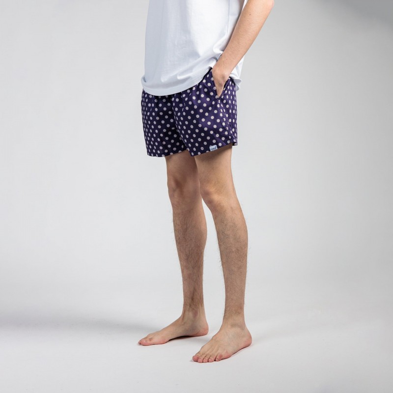 Pockies Daisy Boxer Shorts Navy