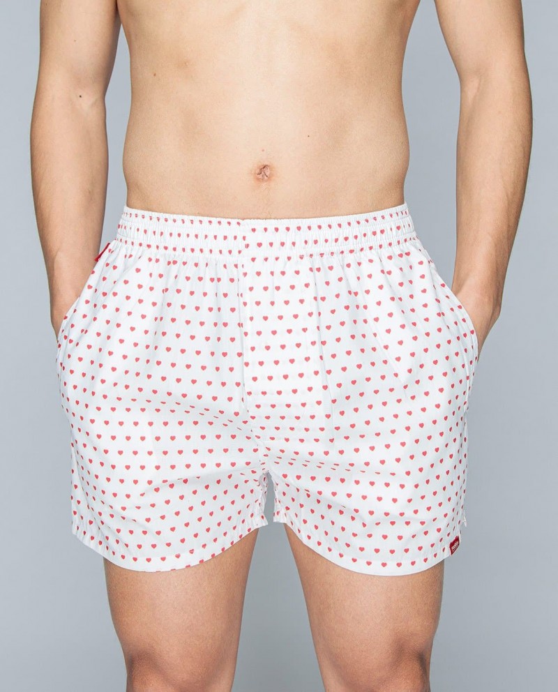Pockies Dirty Love Boxer Shorts Red