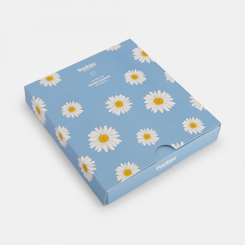 Pockies Blue Flowers Boxer Shorts Blue