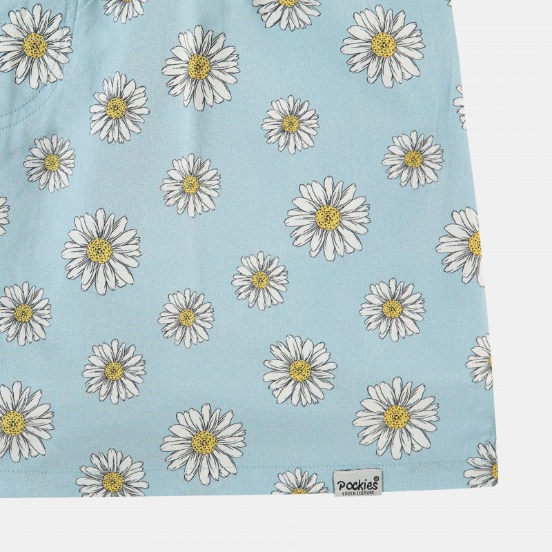 Pockies Blue Flowers Boxer Shorts Blue