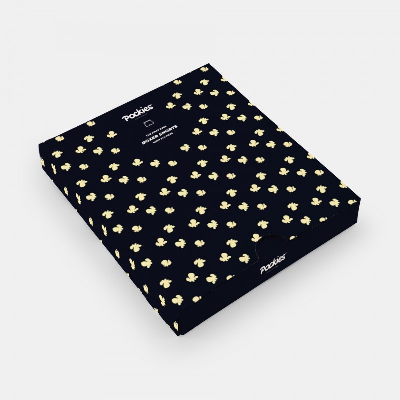Pockies Navy Pop Corn Boxer Shorts Navy