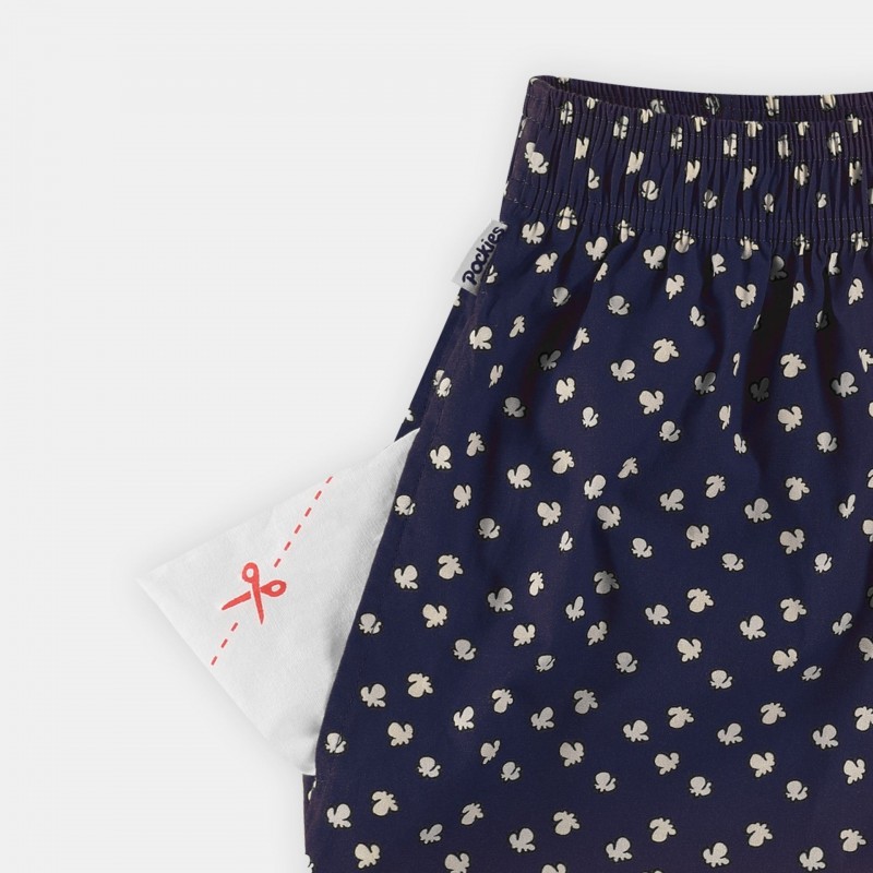 Pockies Navy Pop Corn Boxer Shorts Navy