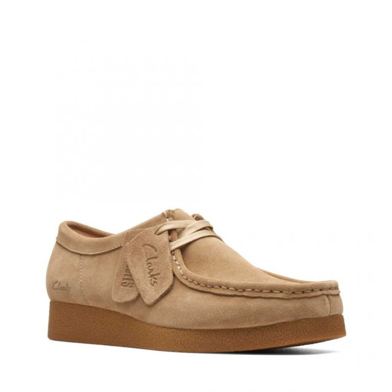 Clarks Wallabee Evo Dark Sand Suede