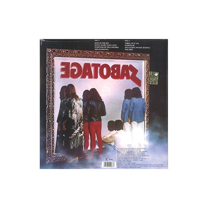Black Sabbath "Sabotage" Vinilo