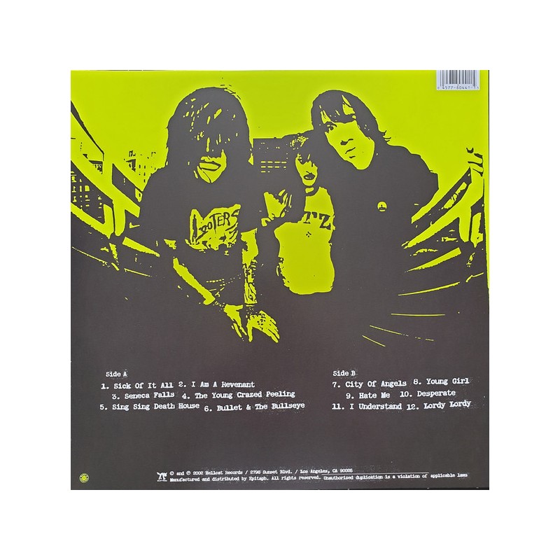 The Distillers "Sing Sing Death...