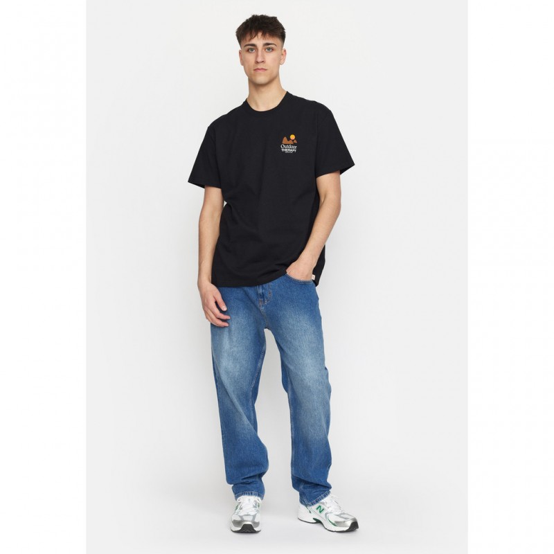 Revolution 1387 THE Loose Tee Black