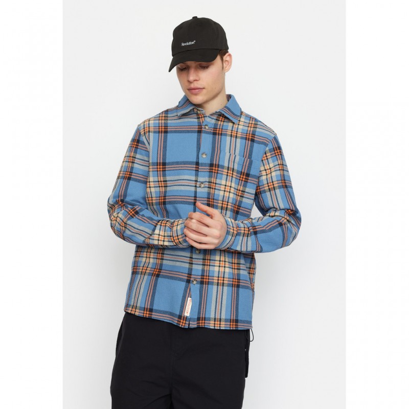 Revolution 3160 Loose Shirt Blue