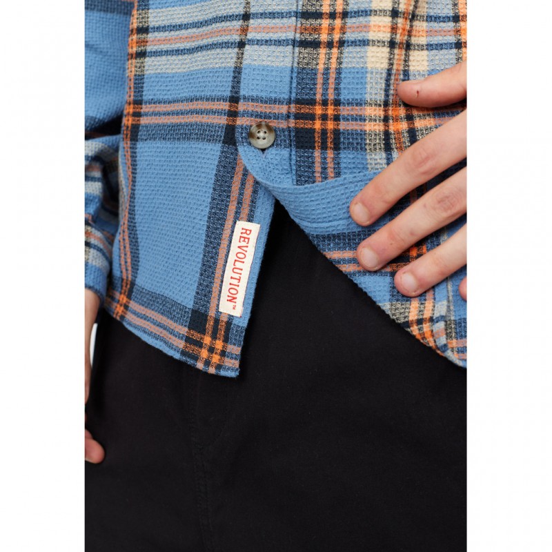 Revolution 3160 Loose Shirt Blue