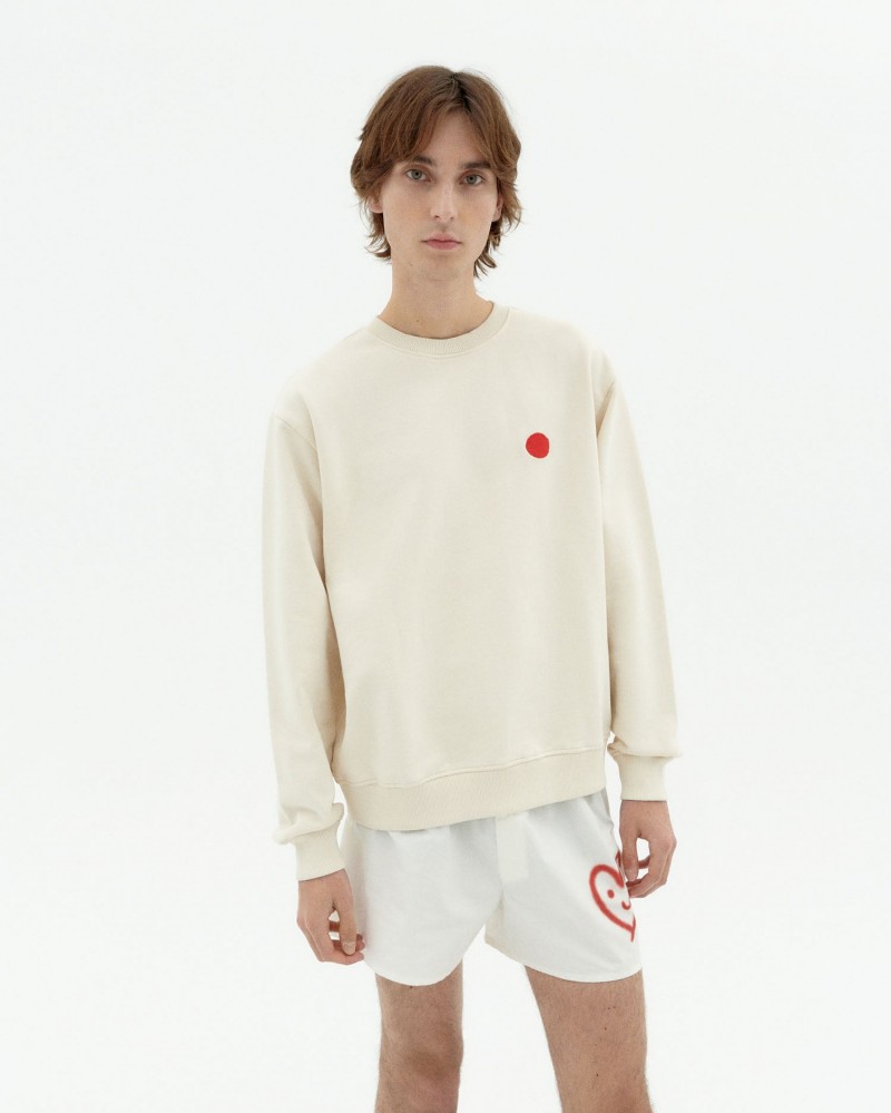 Thinking Mu Sunset Leon Crewneck White