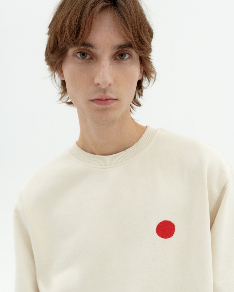 Thinking Mu Sunset Leon Crewneck White