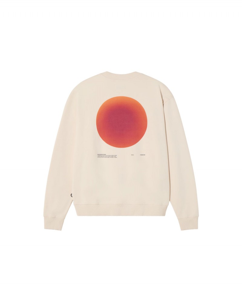 Thinking Mu Sunset Leon Crewneck White