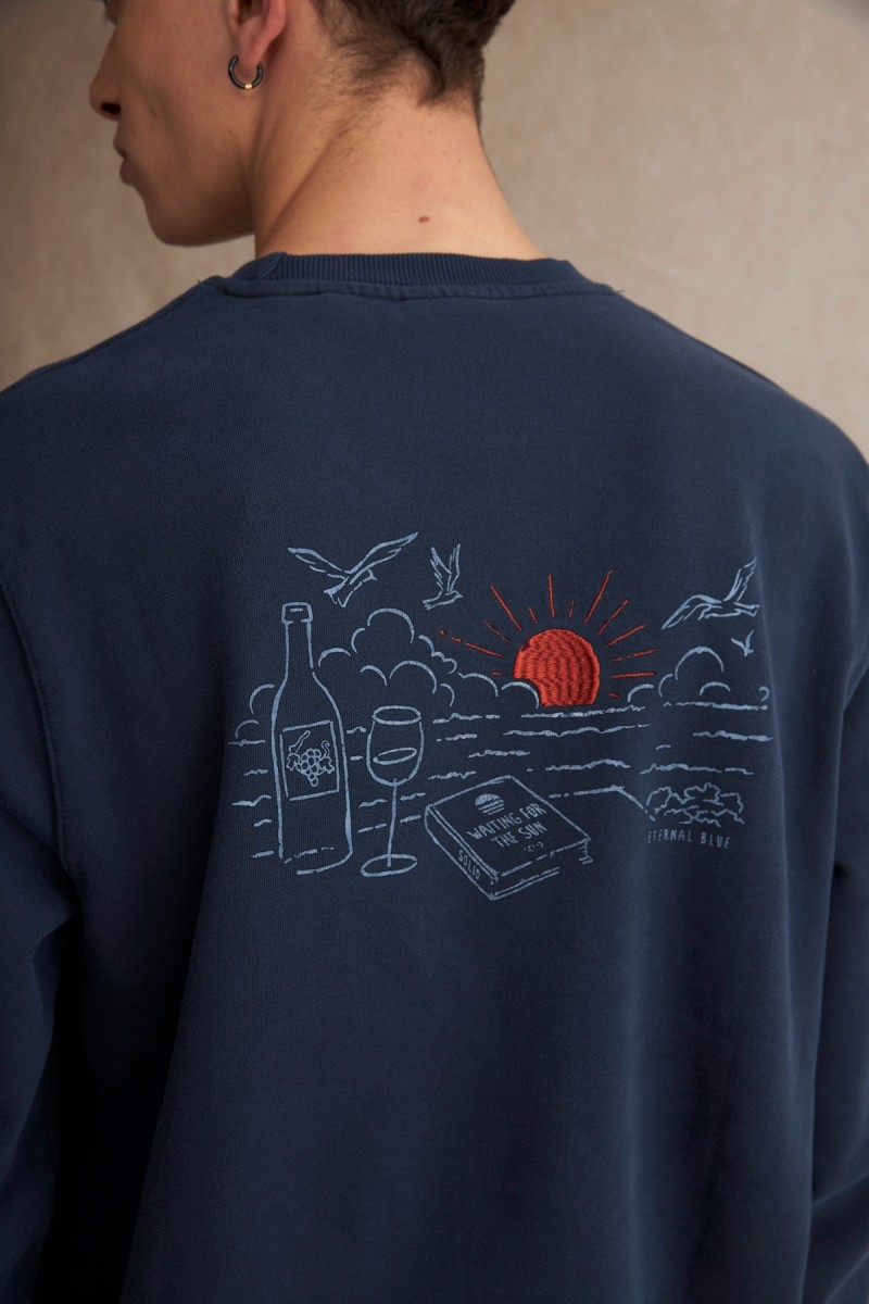 Solid Sdorman Crewneck Insignia Blue
