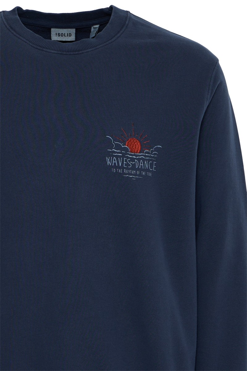 Solid Sdorman Crewneck Insignia Blue