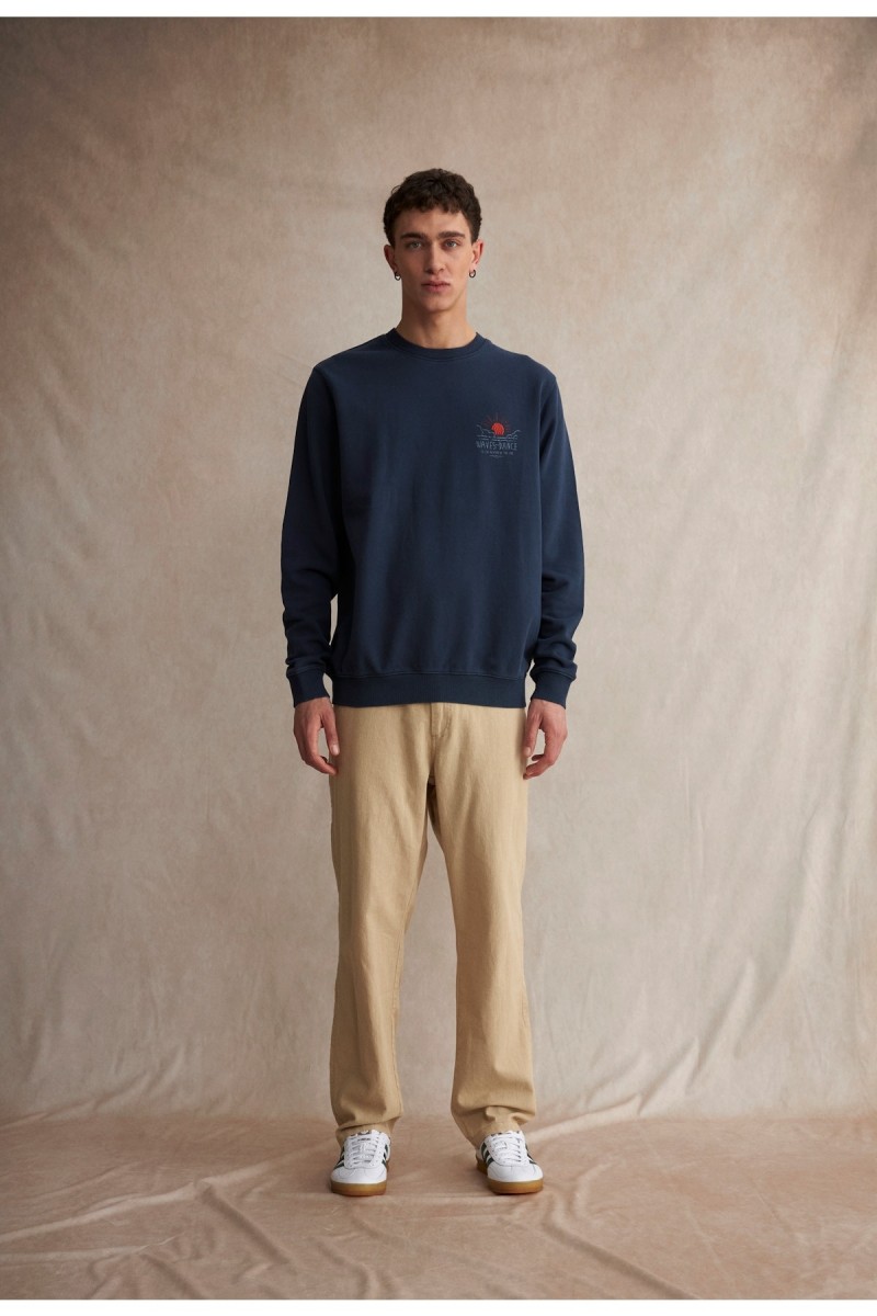 Solid Sdorman Crewneck Insignia Blue