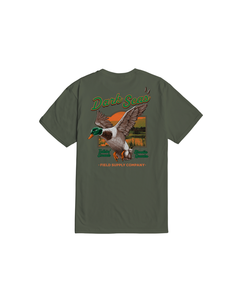 Dark Seas Quacks Premium Tee Military...