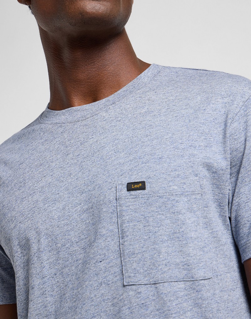 Lee Ultimate Pocket Tee Blue Mele