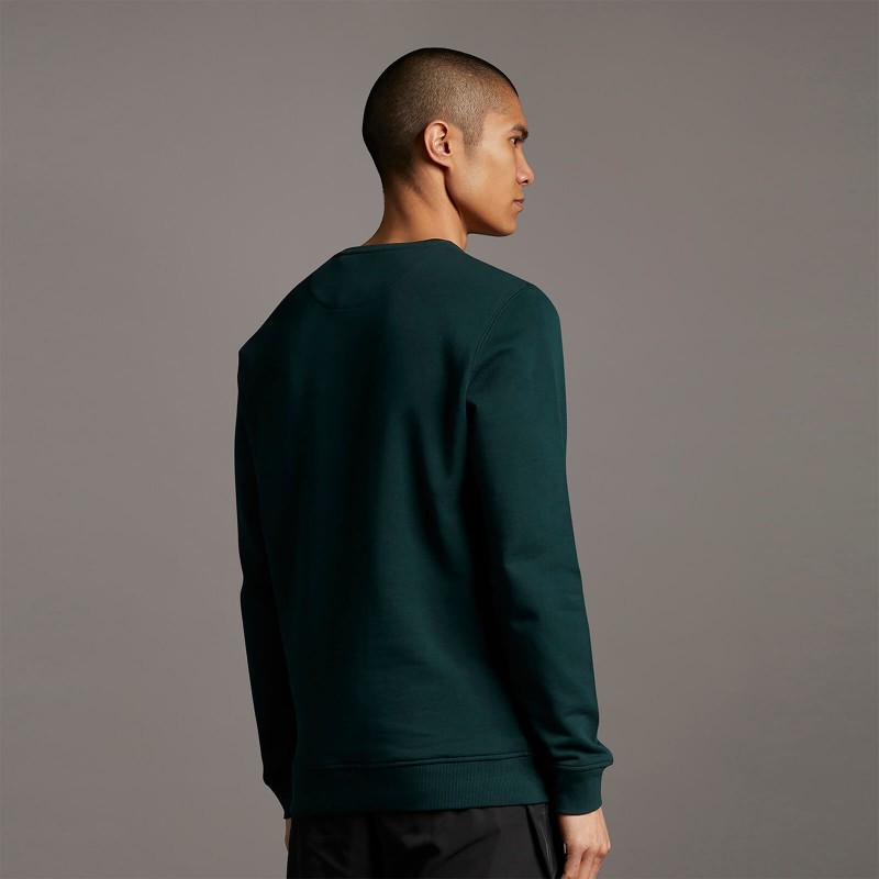 Lyle & Scott Sweatshirt Crewneck Dark...
