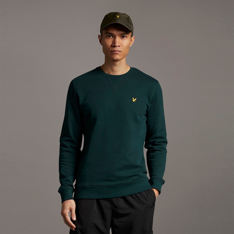 Lyle & Scott Sweatshirt Crewneck Dark...