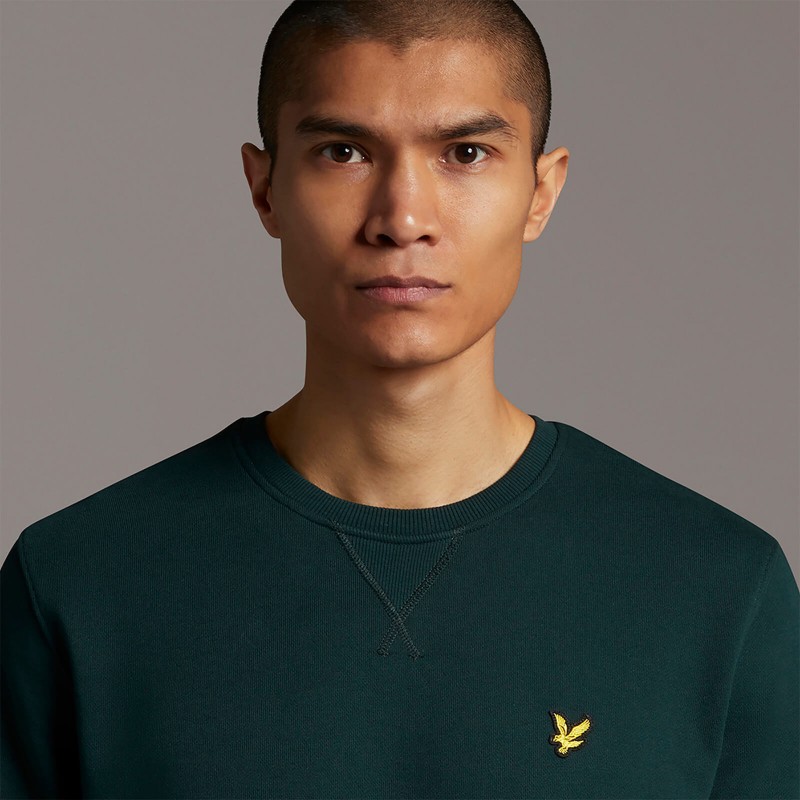 Lyle & Scott Sweatshirt Crewneck Dark...